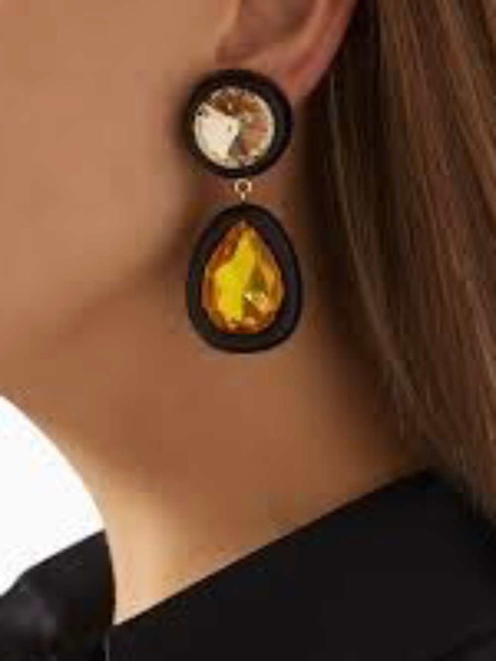 Tory Burch, Roxanne Crystal Double-drop Earring